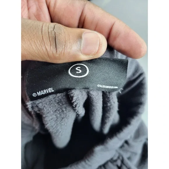 Marvel Disney Sweatpants Mens Small Gray Venom Attacks Spiderman Joggers Graphic - Picture 9 of 10